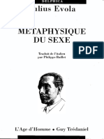 Julius Evola - 1958 - Métaphysique Du Sexe