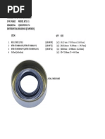 Bearings Tapered Mitsubishi L200 Rev1