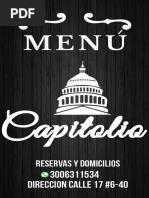 Menú Digital Capitolio