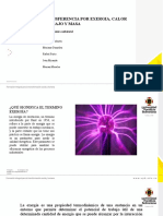 Transferencia de Exergía Por Calor, Trabajo y Masa