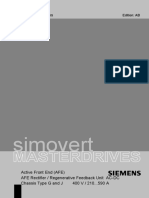 Simovert: Operating Instructions