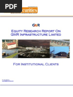 GMR Infrastructure Limited - Equity Research Report