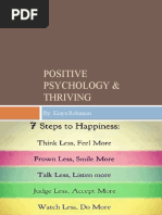 Positive Psychology - Thriving