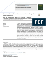 Análisis e Investigación de Fallas de Fractura en El Eje de Transmisión de Positivo