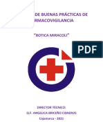 Manual de Buenas Prácticas de Farmacovigilancia