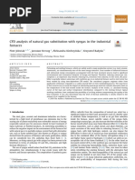 CFD Analysis of Natural Gas Substitution With Syngas in The Industrial Furnaces