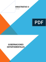 Gobernaciones Departamentales