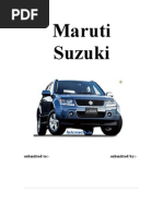 Maruti Assignment