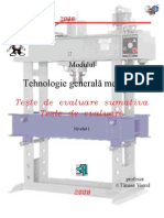 Tehnologie+generala+mecanica Teste+de+evaluare