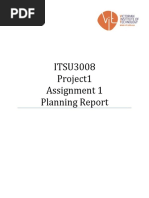 ITSU3008 Project1 Assignment 1 Planning Report