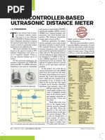 Ultrasonic Distance Meter