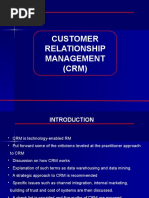 Customer Relationship Management (CRM)