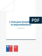 I. Guía para Formalizar Tu Emprendimiento: NOVIEMBRE, 2019