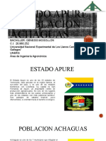 Estado Apure y Poblacion Achaguas