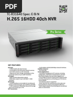 NVR 40 CH 16 Sata