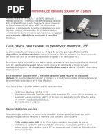 Cómo Reparar Una Memoria USB Dañada - Solución en 3 Pasos