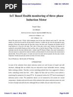 Iot Based Health Monitoring of Three Phase Induction Motor