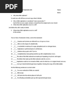 Sci 9 Dna Replication Ws