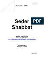 Seder Shabbat