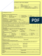 Electrical Permit (Isolation) Form