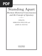 Standing Apart: Mormon Historical Consciousness and The Concept of Apostasy