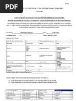 MECS Candidate Classification - International Team