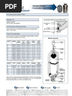 Bladder Accumulator Spares