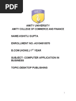 Amity University: Amity College of Commerce and Finance