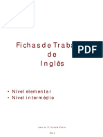 Fichas de Trabalho de Inglês