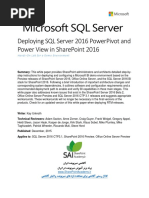 Deploying SQL Server 2016 PowerPivot