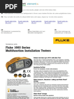 FLUKE 1662 SCH-TPL Kit/F FLUKE 1662 DE - TPL Kit FLUKE 1663 DE - TPL Kit FLUKE 1663 SCH - TPL Kit/F FLUKE 1663 UK - TPL Kit