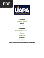 Matematica Financiera Trabajo Final