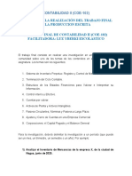 Indicaciones para La Realización Del Trabajo Final