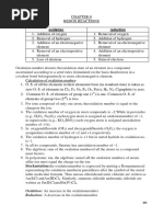 Chapter 8 Redox Reactions