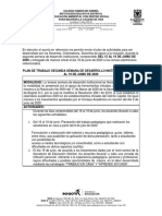 Actividades Segunda Semana de Desarrollo Institucional