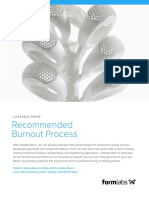 Recommended Castable Burnout Process