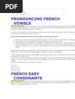 Pronouncing French Vowels