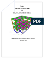 Design Report of Imadol Residence