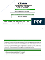 Programa de Clase Seguridad e Higiene Laboral