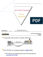 Alcatel Omnipcx Enterprise: Ops Files Management