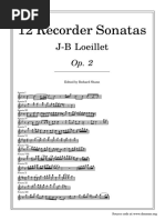 Loeillet Op 2 Sonatas 12