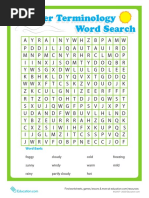 Weather Word Search 1