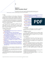 Testing Cellular Glass Insulation Block: Standard Test Methods of