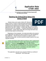 Application Note Ctan #353: Backing Up Critical Drive Setup Info Using Ctsoft