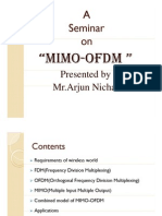 A A Seminar Seminar On On: "Mimo Ofdm " "Mimo-Ofdm "