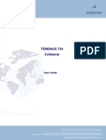 Temenos T24 Collateral: User Guide