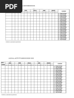 Jadual Menggosok Gigi