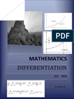 Differentiation: Mathematics