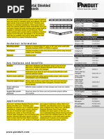 Mini-Com All Metal Shielded Modular Patch Panels: Specifications