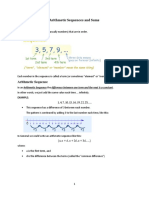 Arithmetic Sequences and Sums